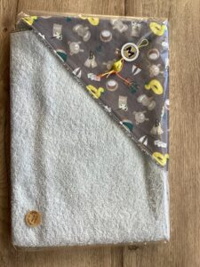 bad-wikkeldoek ecru- strand